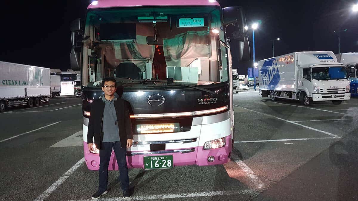 Pengalaman Naik Bus  Malam Willer Express di Jepang